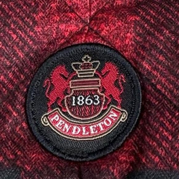 Pendleton Buffalo Check Collared Quilted Mid Length Down Coat EUC! - Picture 8 of 14